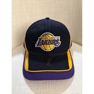 Reebok VTG NBA LA Lakers Plain Logo Adjustable Hat Wool Blend Colorful Excellent